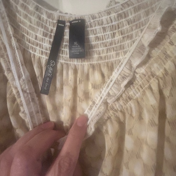 Sky’s the Limit Blouse Size XL NWT - Picture 3 of 7